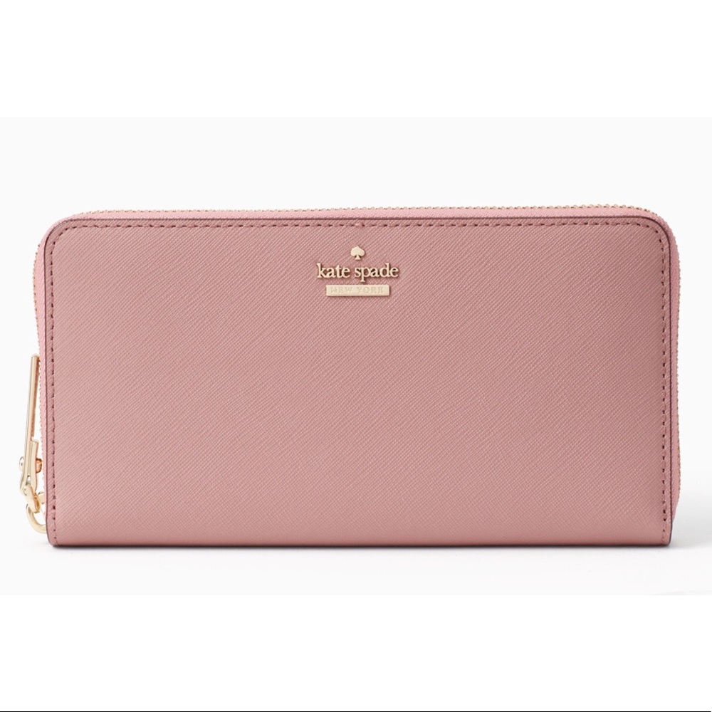 Brand New Kate Spade Wallet In Dusty Rose